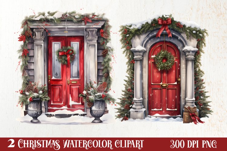 Christmas Watercolor Clipart Image 22