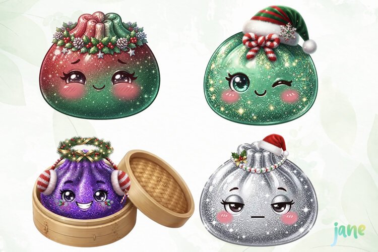 Christmas Dumpling PNG example image 1