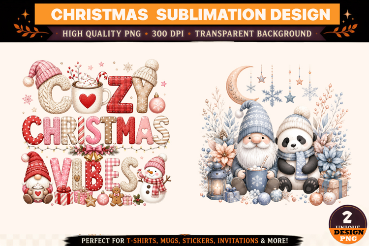 Christmas sublimation Design,Christmas Gnome Sublimation