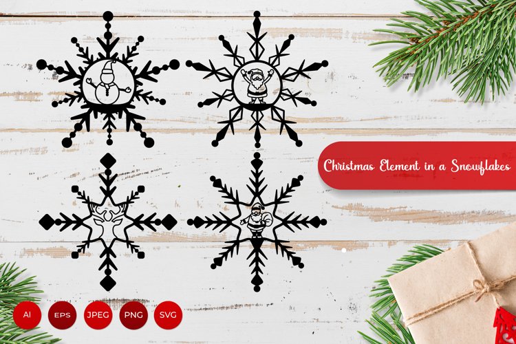 Snowflake Clipart Image 15