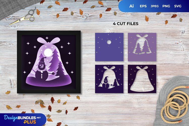3D Christmas SVG Image 16