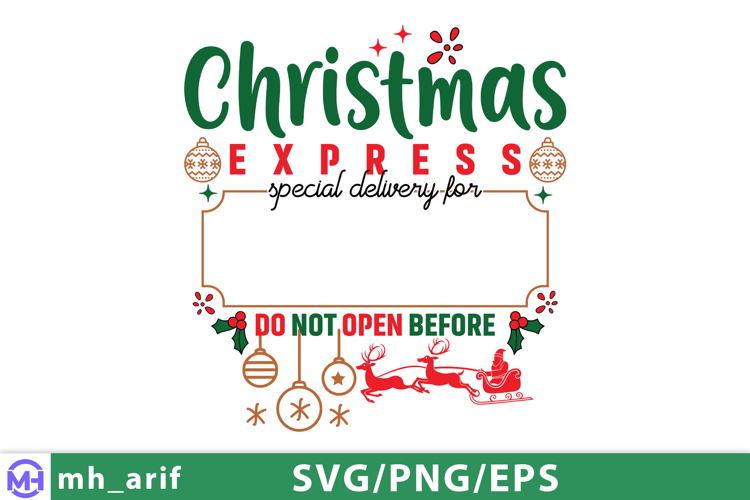 Christmas Tag Clipart Image 7