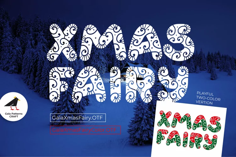 Xmas Fairy Tale - Decorative Display Typeface Font