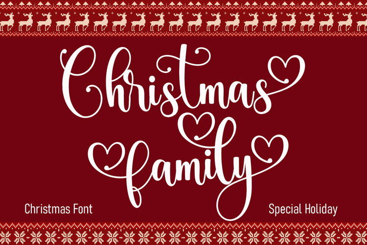 Christmas Family - Christmas Font