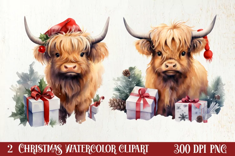Christmas Farm Animals Clipart, Christmas PNG
