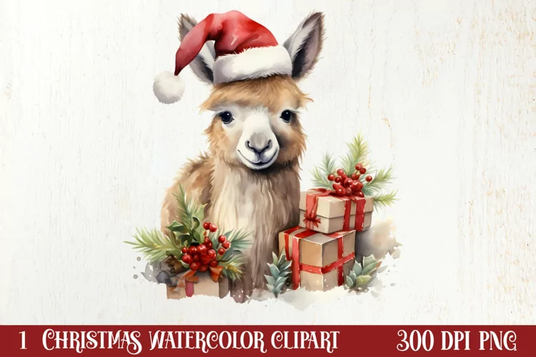 Christmas Farm Animals Clipart, Christmas PNG