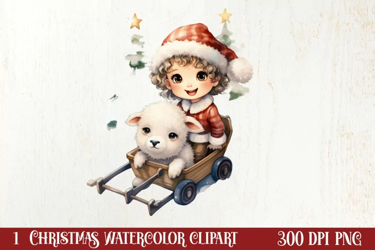 Christmas Farm Animals Clipart, Christmas PNG