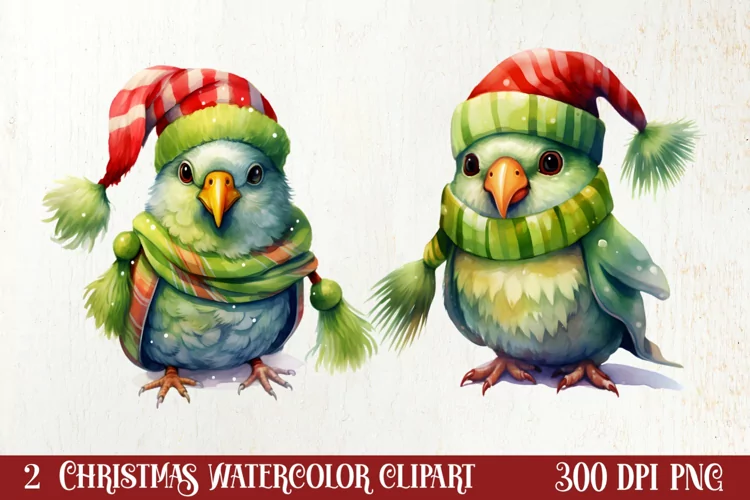 Christmas Farm Animals Sublimation Clipart