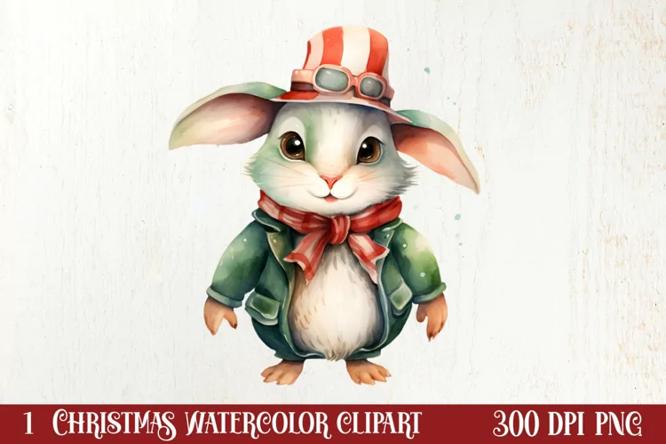 Christmas Farm Animals Sublimation Clipart