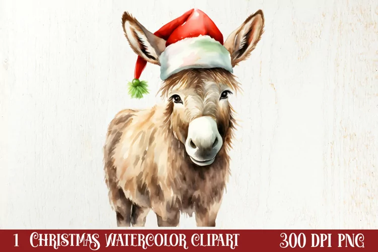 Christmas Farm Animals Sublimation Clipart