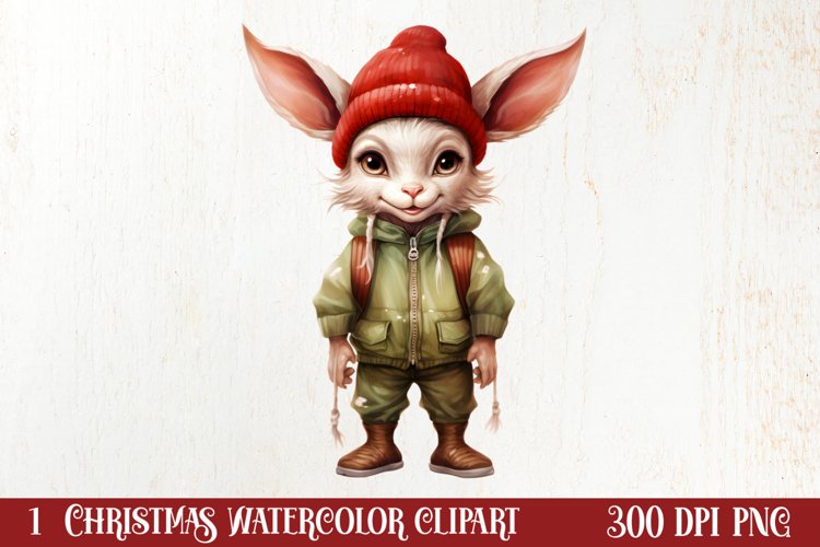 Christmas Farm Animals Sublimation Clipart
