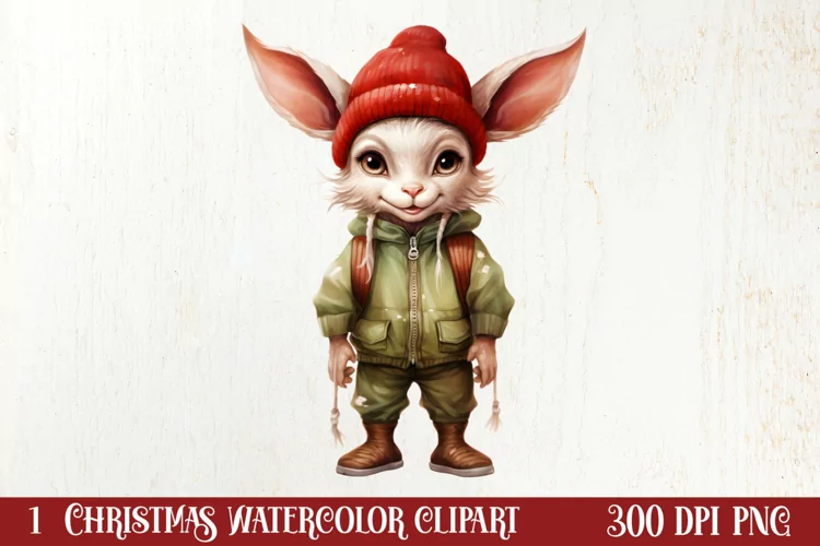 Christmas Farm Animals Sublimation Clipart