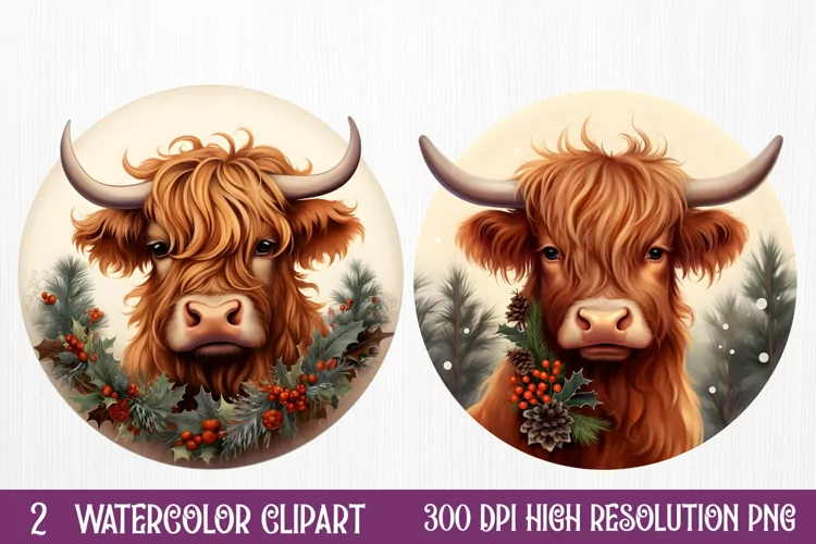 Christmas Farm Ornaments Clipart Sublimation, Christmas PNG