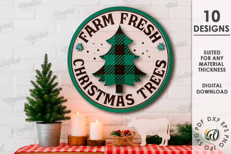 3D Christmas SVG Image 2