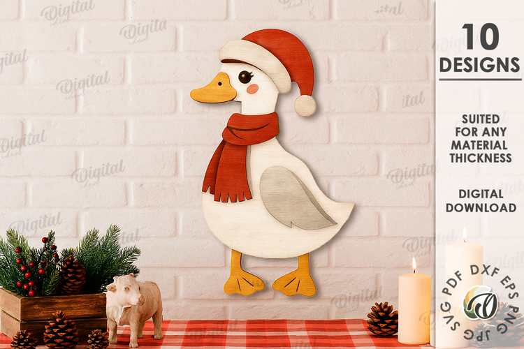 3D Christmas SVG