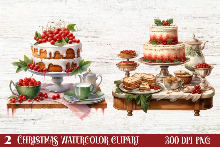 Christmas Holiday Baking Clipart, Christmas Holiday Baking