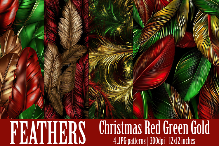 Christmas Patterns, Christmas Feathers Patterns, Holiday, 15