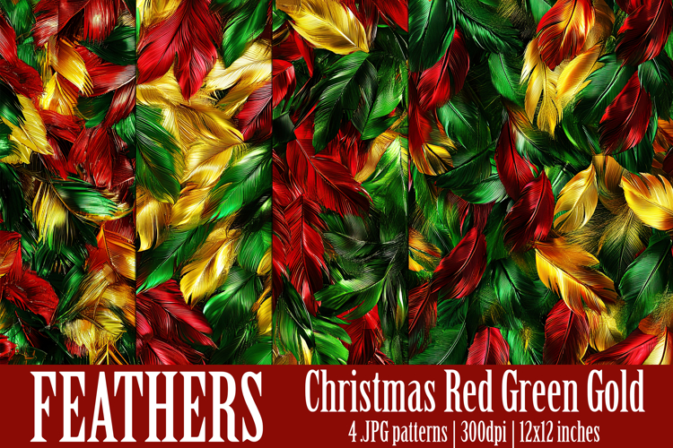 Christmas Patterns, Christmas Feathers Patterns, Holiday, 17