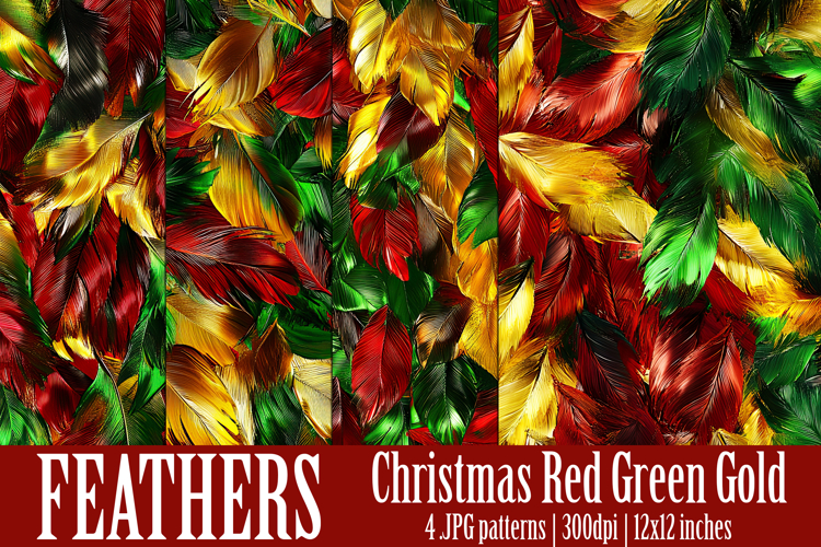 Christmas Patterns, Christmas Feathers Patterns, Holiday, 18