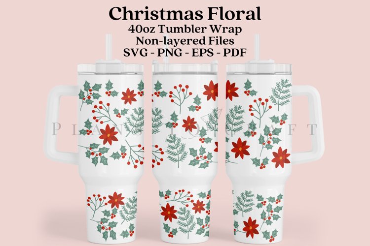 Christmas Floral Svg Image 5