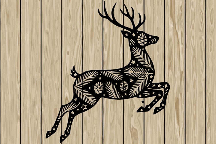 Reindeer Silhouette Image 14