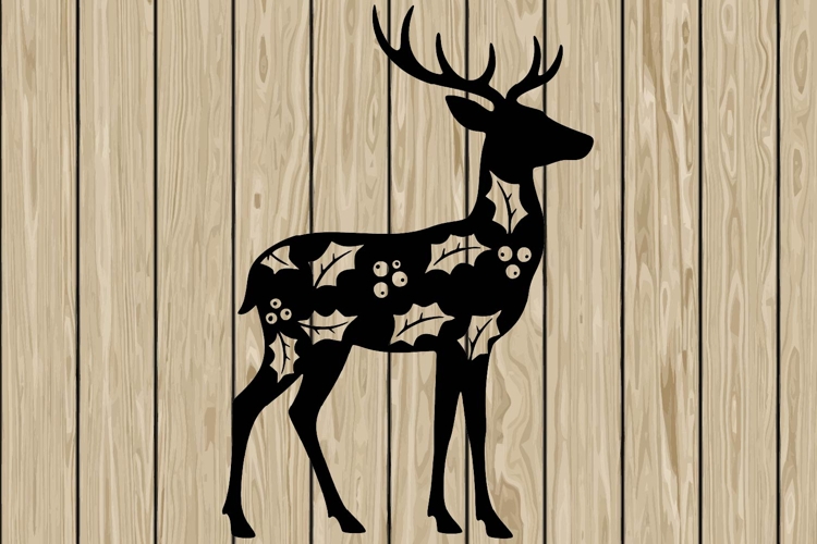 Reindeer Silhouette Image 13
