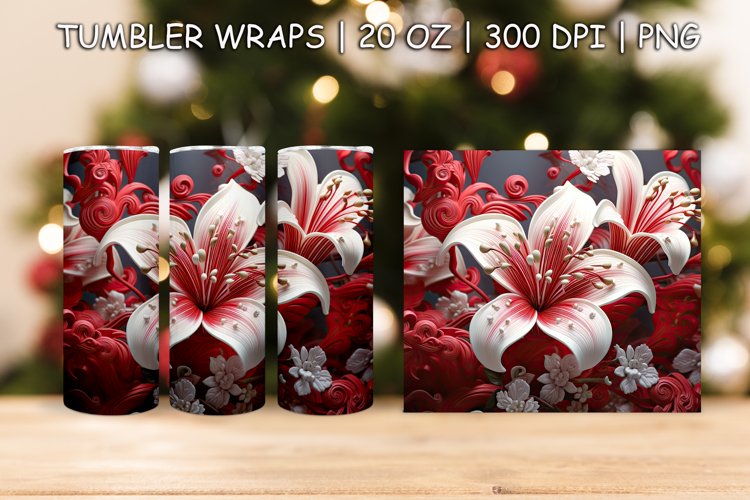 20 Oz Sublimation Tumbler Wrap Image 2
