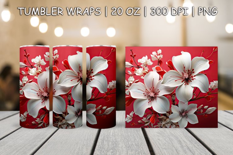 20 Oz Sublimation Tumbler Wrap Image 20