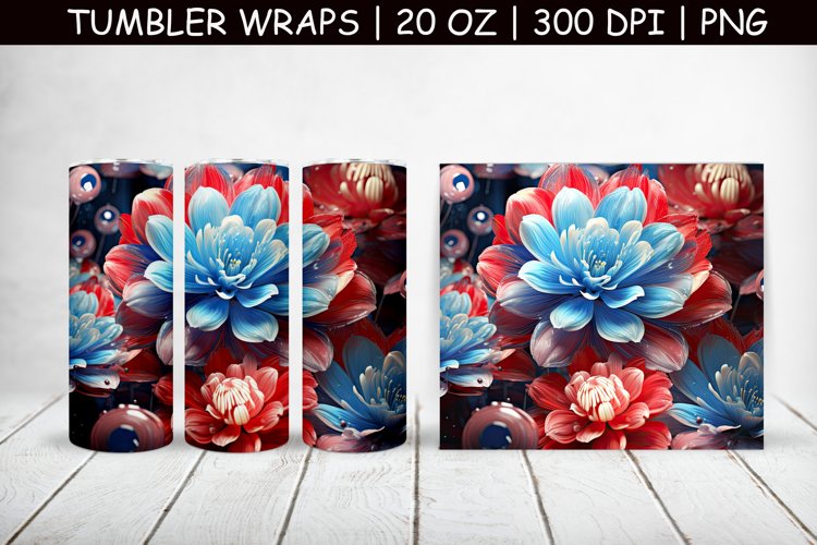 20 Oz Sublimation Tumbler Wrap Image 19