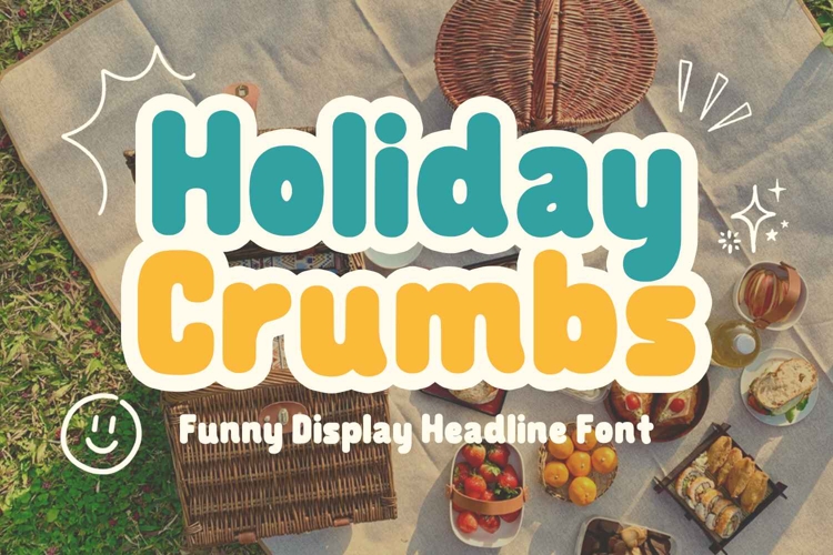 Holiday Crumbs - Food Font