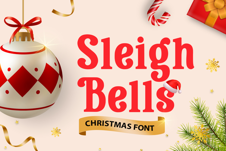 Sleighbells - Christmas Font