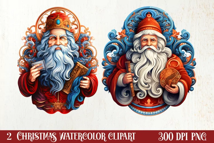 Christmas Fork Art Sublimation Clipart, Christmas Clipart