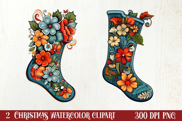 Christmas Fork Art Sublimation Clipart, Christmas Clipart