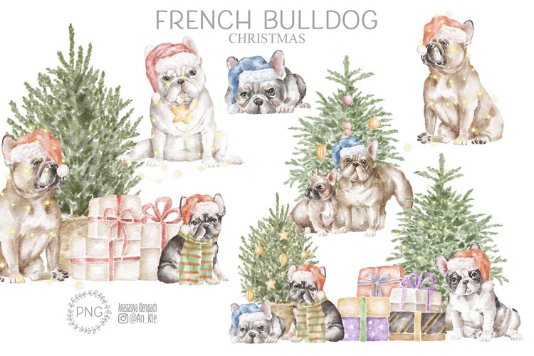 Christmas French Bulldog example image 1