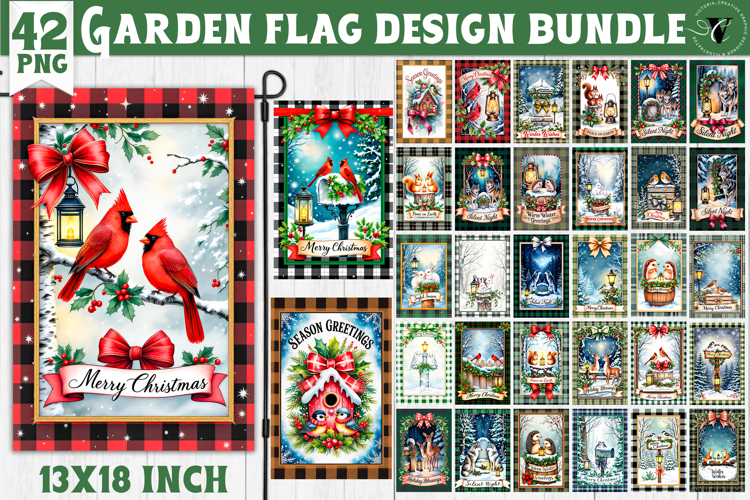 Garden Flag Sublimation Designs Image 13
