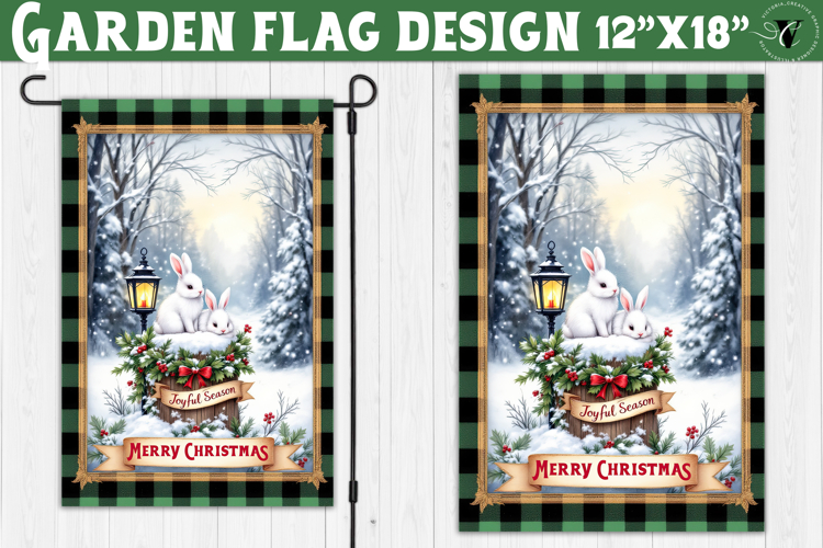 Garden Flag Sublimation Designs
