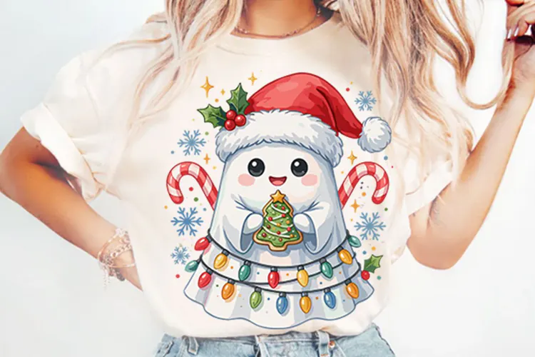 Christmas Ghost Sublimation