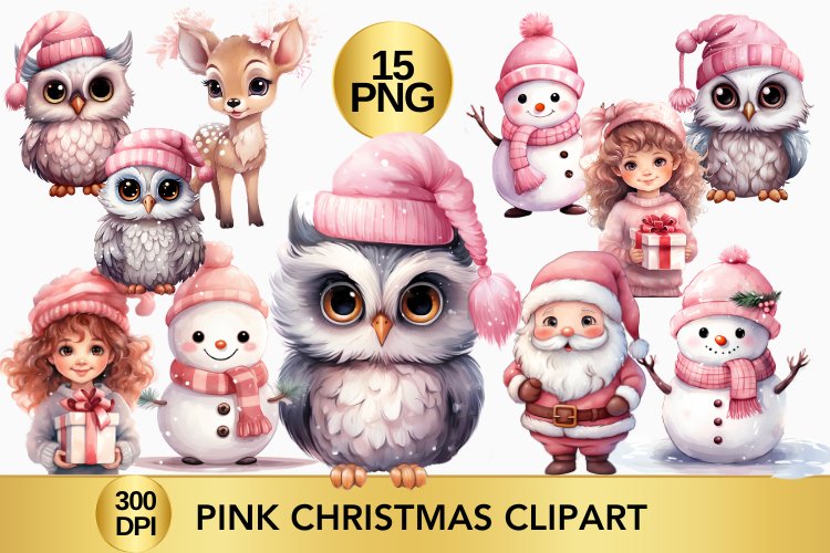Christmas Watercolor Png Image 17