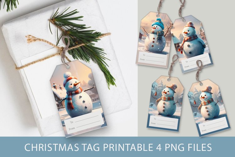 Christmas Tag Clipart Image 14
