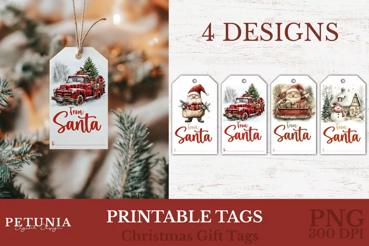 Christmas Gift Tags | Merry Christmas Printable Tags