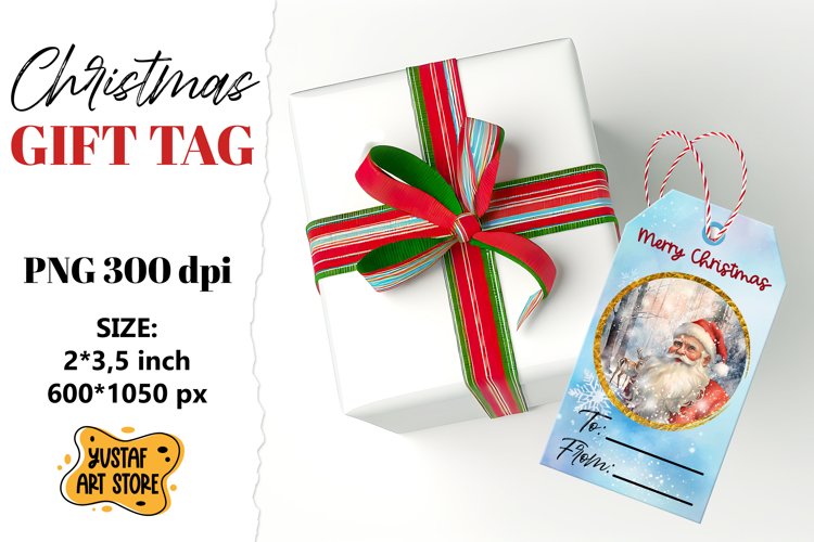 Christmas Tag Clipart Image 24