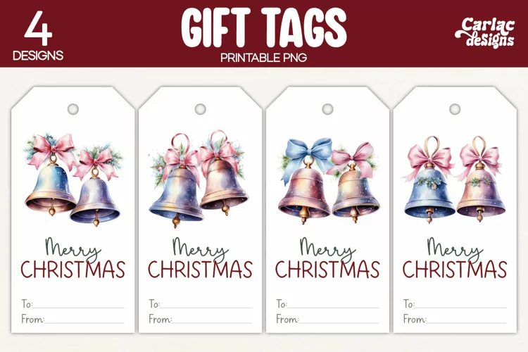 Christmas Gift Tags, Merry Christmas Printable Tags
