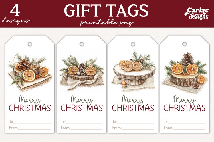 Gift Tag Clipart Image 7