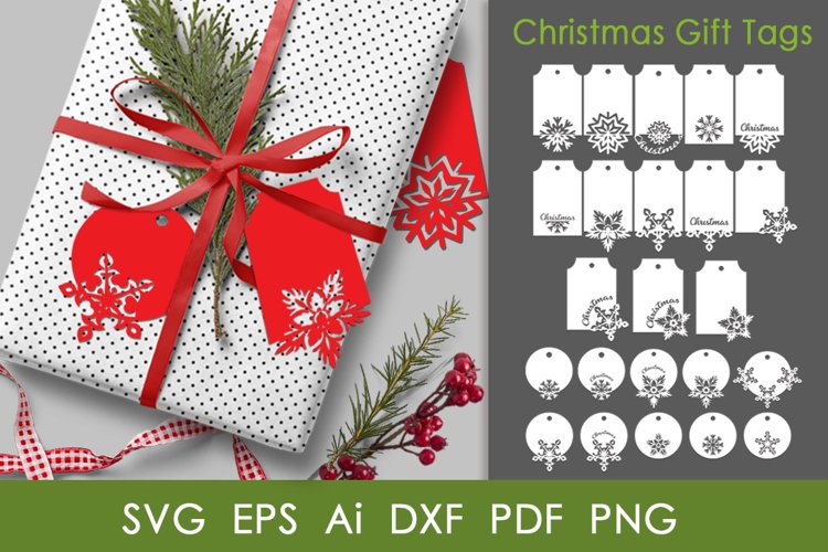 Christmas gift tags example image 1