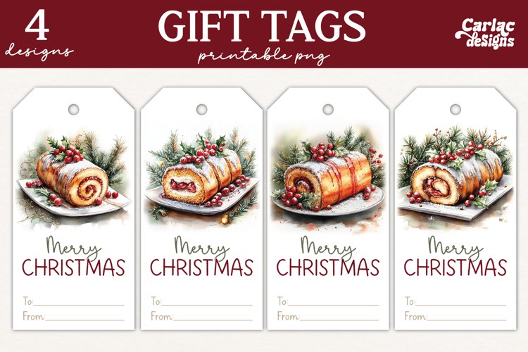 Christmas Gift Tags, Merry Christmas Printable Tags