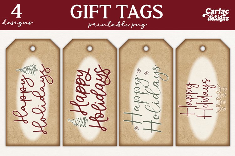 Gift Tag Clipart Image 8