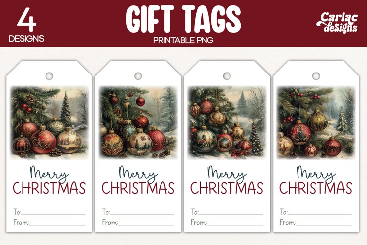 Christmas Tag Printable Image 13