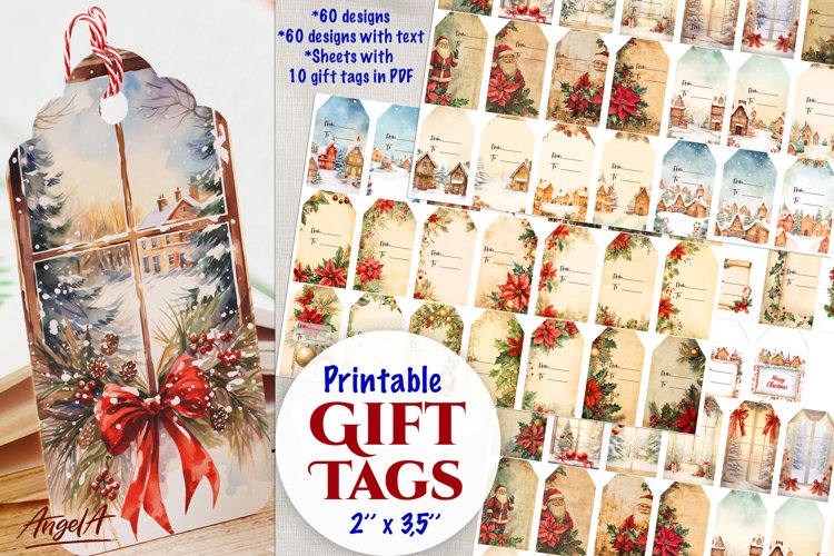 Christmas Gift Tag Templates Image 23