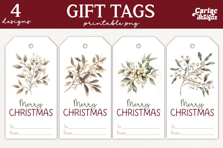 Gift Tag Clipart Image 3