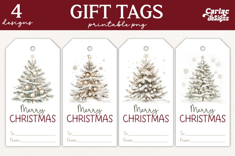 Gift Tag Clipart Image 4